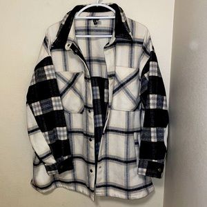 Divided & H&M flannel jacket in XL